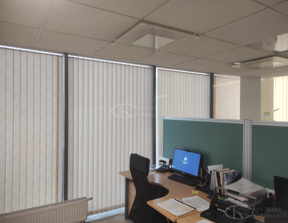 Вертикальные тканевые жалюзи